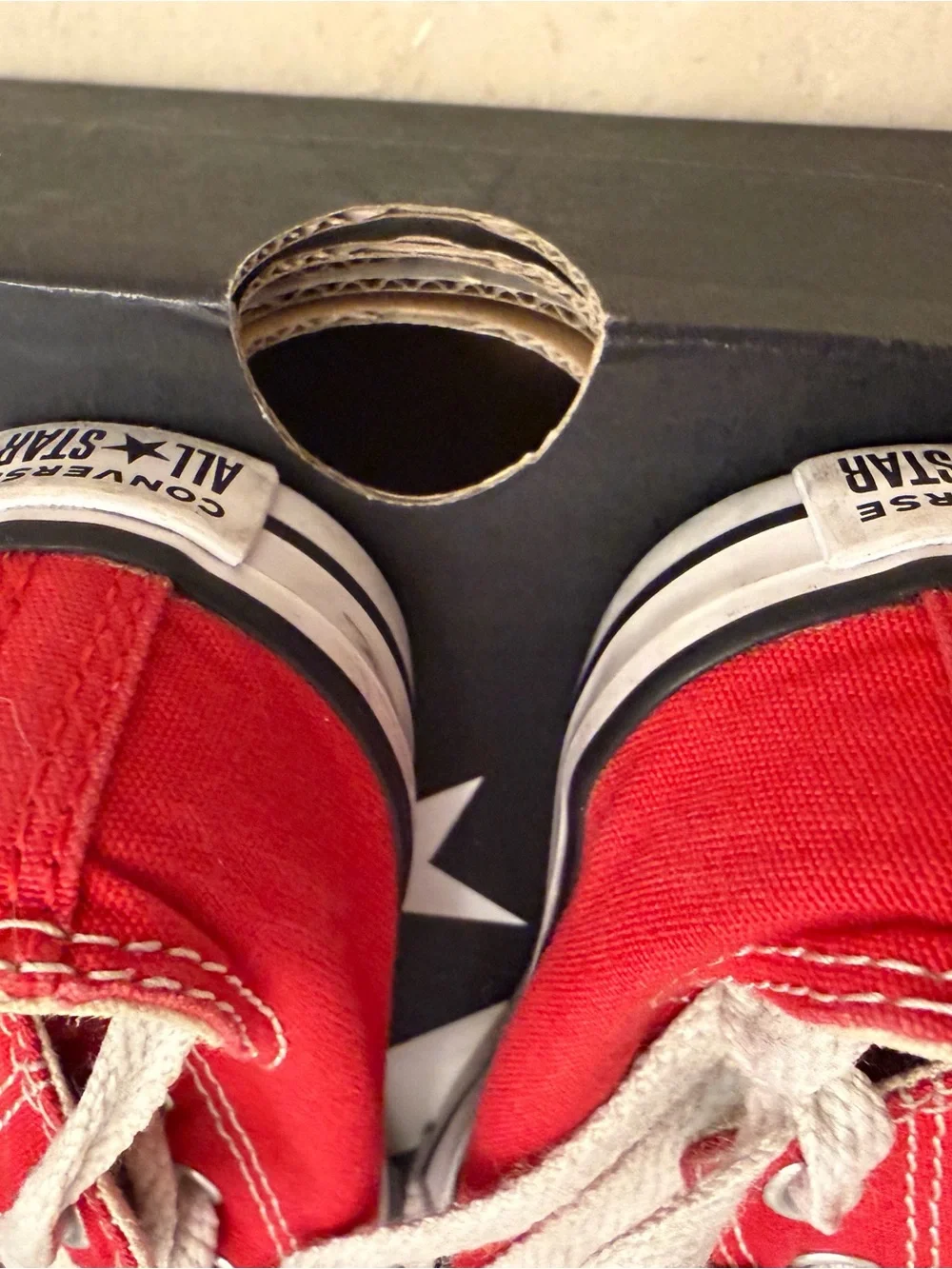 Converse Kids Red Low-Top Canvas Sneakers